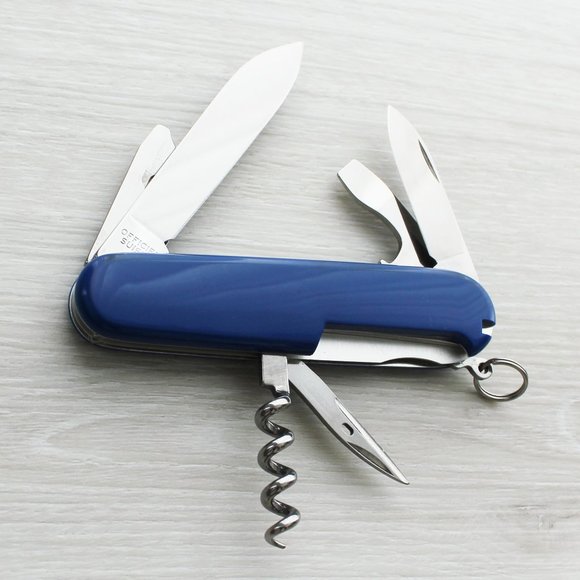 Exclusive Victorinox Spartan Eppendorf Blue Swiss Army Multitool Knife 6 Tools - Picture 6 of 11
